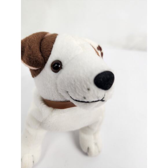 Wishbone Dog White w/ Brown Spots 1998 6.5" Plush Bean Bag by Big Feats - Picture 8 of 8